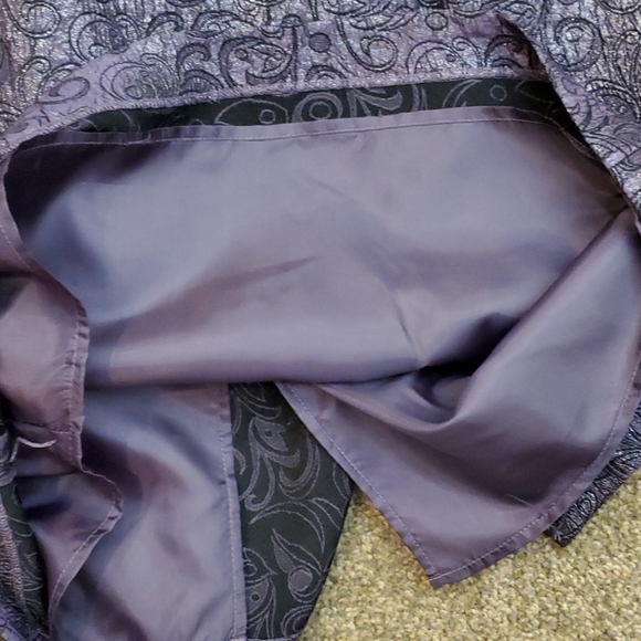 ποΈ Purple Metallic Dress and Jacket - Picture 14 of 15